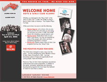 Tablet Screenshot of comeonhome.bgca.org